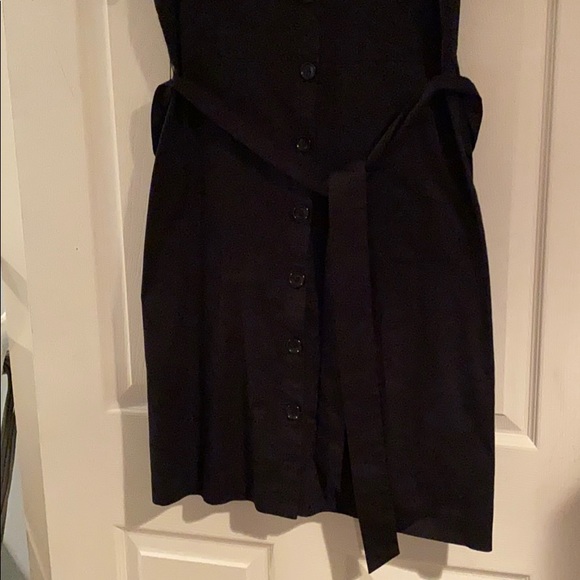 The limited button down dress navy size 10 - Picture 3 of 4